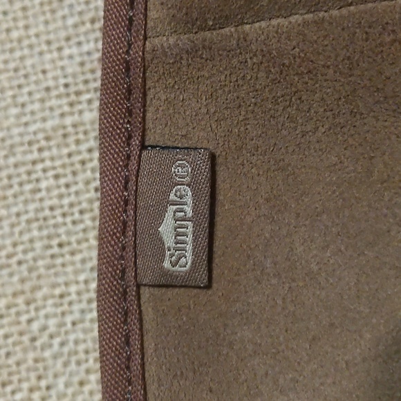 Simple Women's Suede Leather Boots Sz 8.5, Brown, Excellent Condition, No Box - Picture 8 of 9